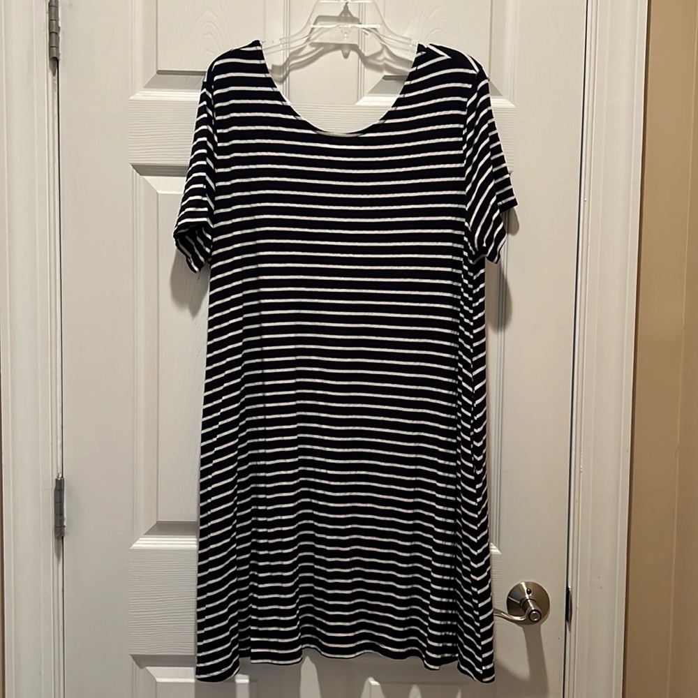 Striped T-shirt dress